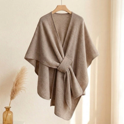 Langer Poncho Schal