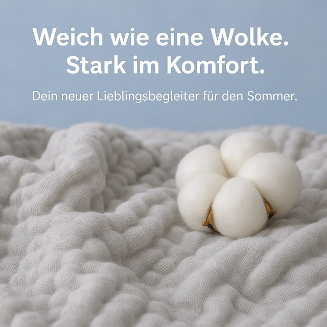 Musselindecke aus Baumwolle