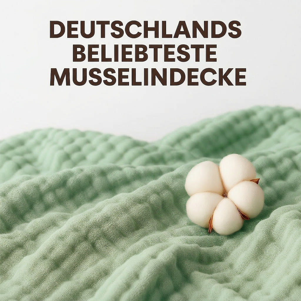 Musselindecke aus Baumwolle