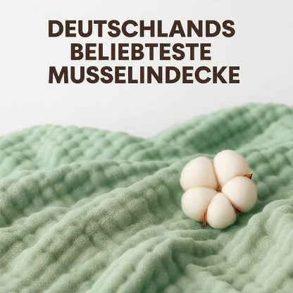 Musselindecke aus Baumwolle